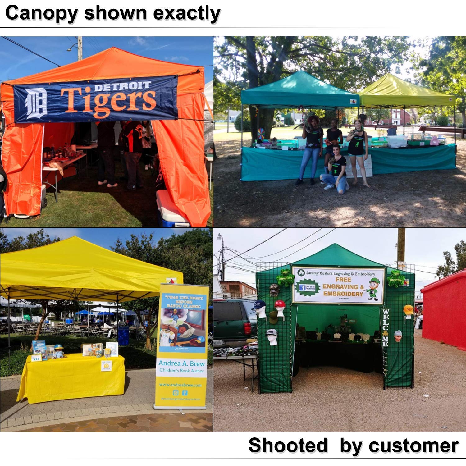 Heavy Duty Sand Bags & Commercial Canopy Tent - Waterproof, Windproof Outdoor Event Shelter - Perfect for Parties, Construction Sites & Emergency Flood Protection