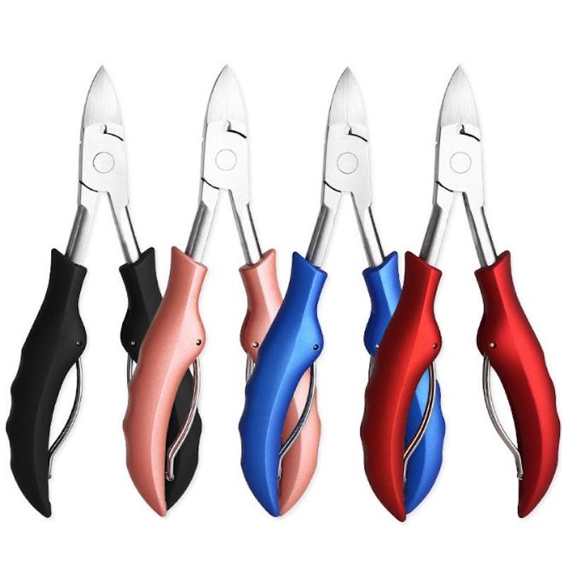 Professional Stainless Steel Toe Nail Clippers - Sharp & Precise Nail Trimmers for Thick Toenails - Pedicure & Manicure Tool for Home & Travel Use