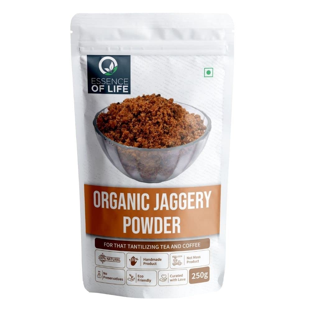 Organic Shatavari Powder 100g & Pure Jaggery 250g - Natural Ayurvedic Herbs for Women's Health, Energy Boost & Digestion - Perfect for Herbal Tea, Smoothies & Healthy Recipes