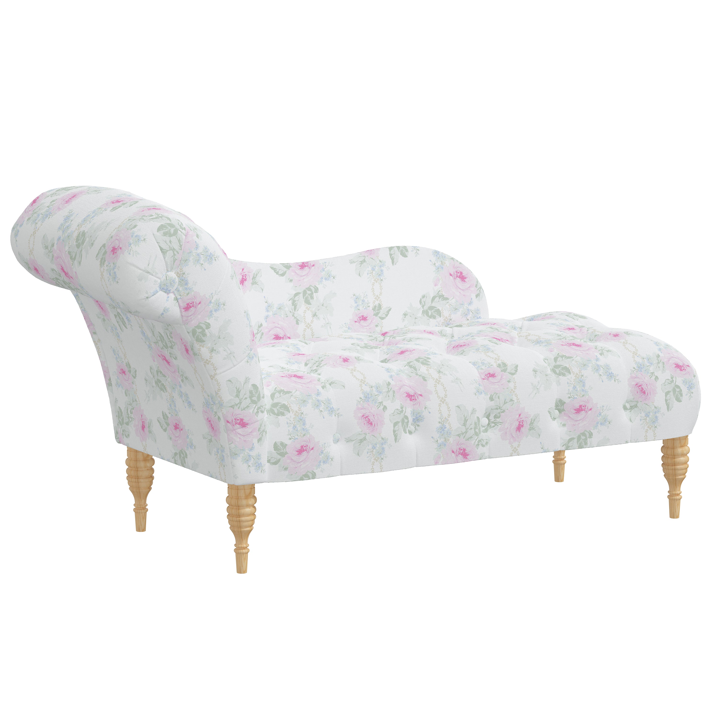 Rowen Chaise Lounge Chair - Modern Accent Furniture for Living Room, Bedroom & Patio - Stylish Upholstered Seating with Wooden Legs - Perfect for Relaxing, Reading & Decorating Your Home