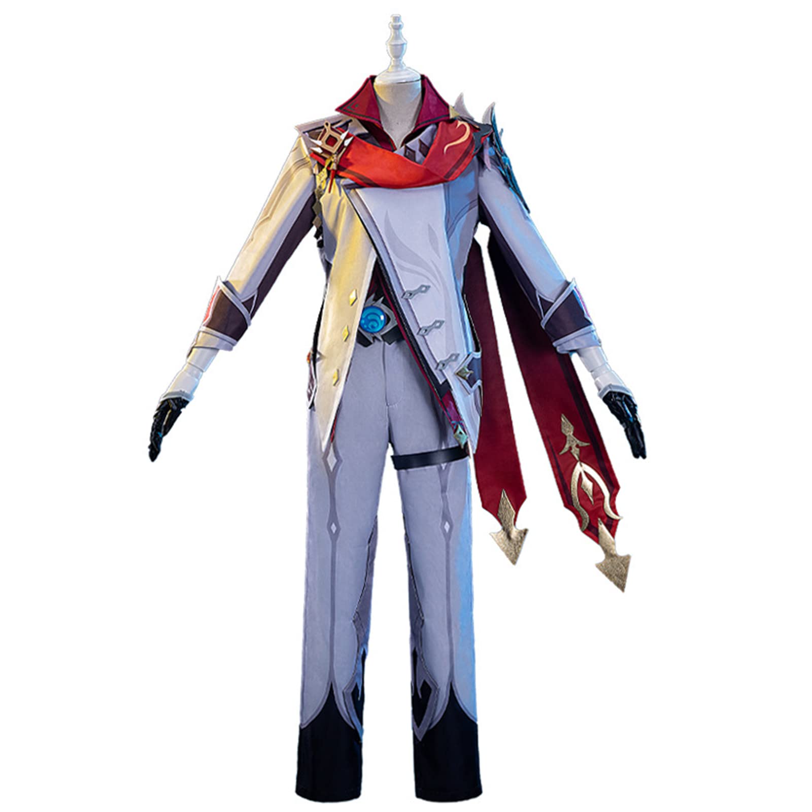 Genshin Impact Tartaglia Cosplay Costume - 30cm Short Halloween Christmas Outfit for Anime Fans | Perfect for Conventions, Cosplay Events & Themed Parties
