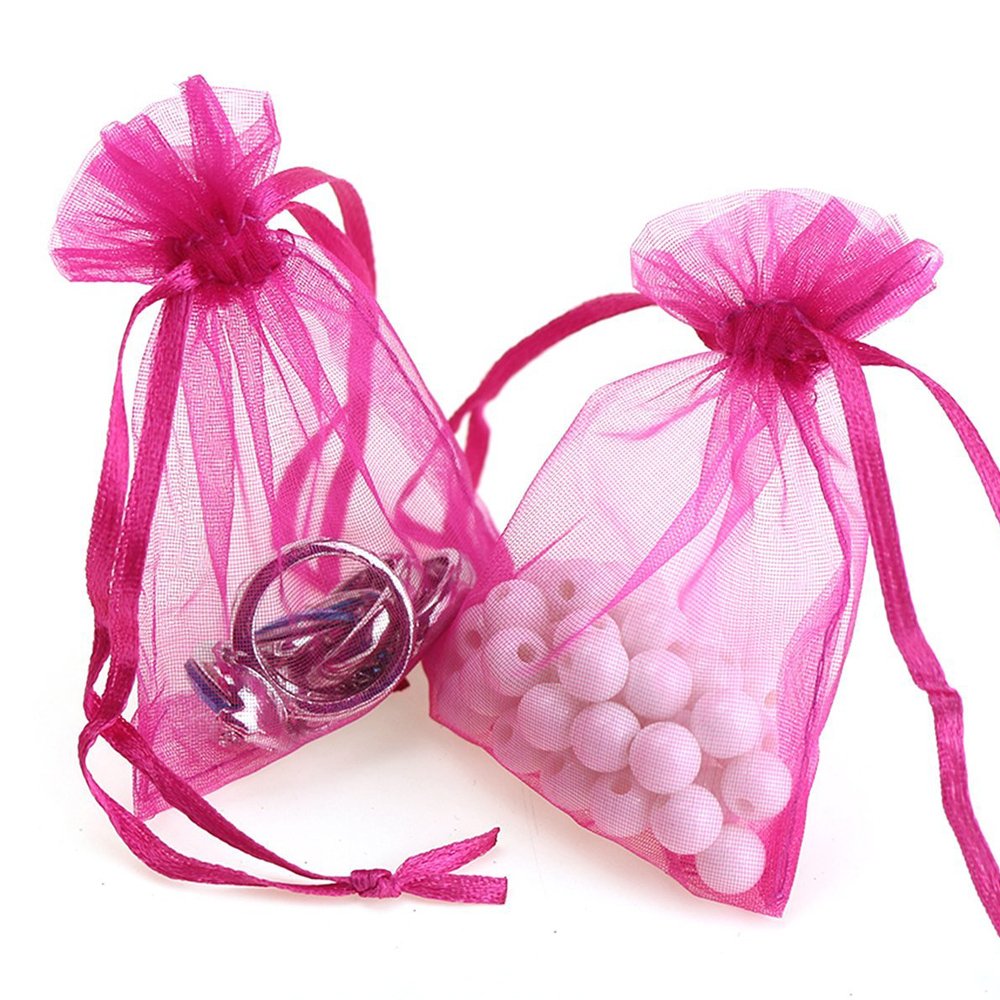 100/200PCS Organza Gift Bags - 4