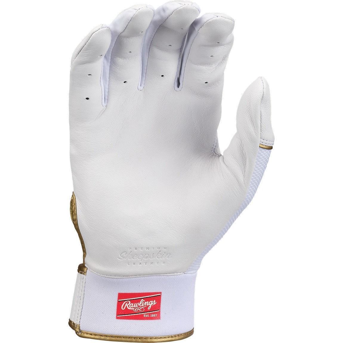 2024 Rawlings Pro Preferred Adult Baseball Batting Gloves - Premium Leather Grip for Enhanced Performance | Ideal for Training, Games & Practice