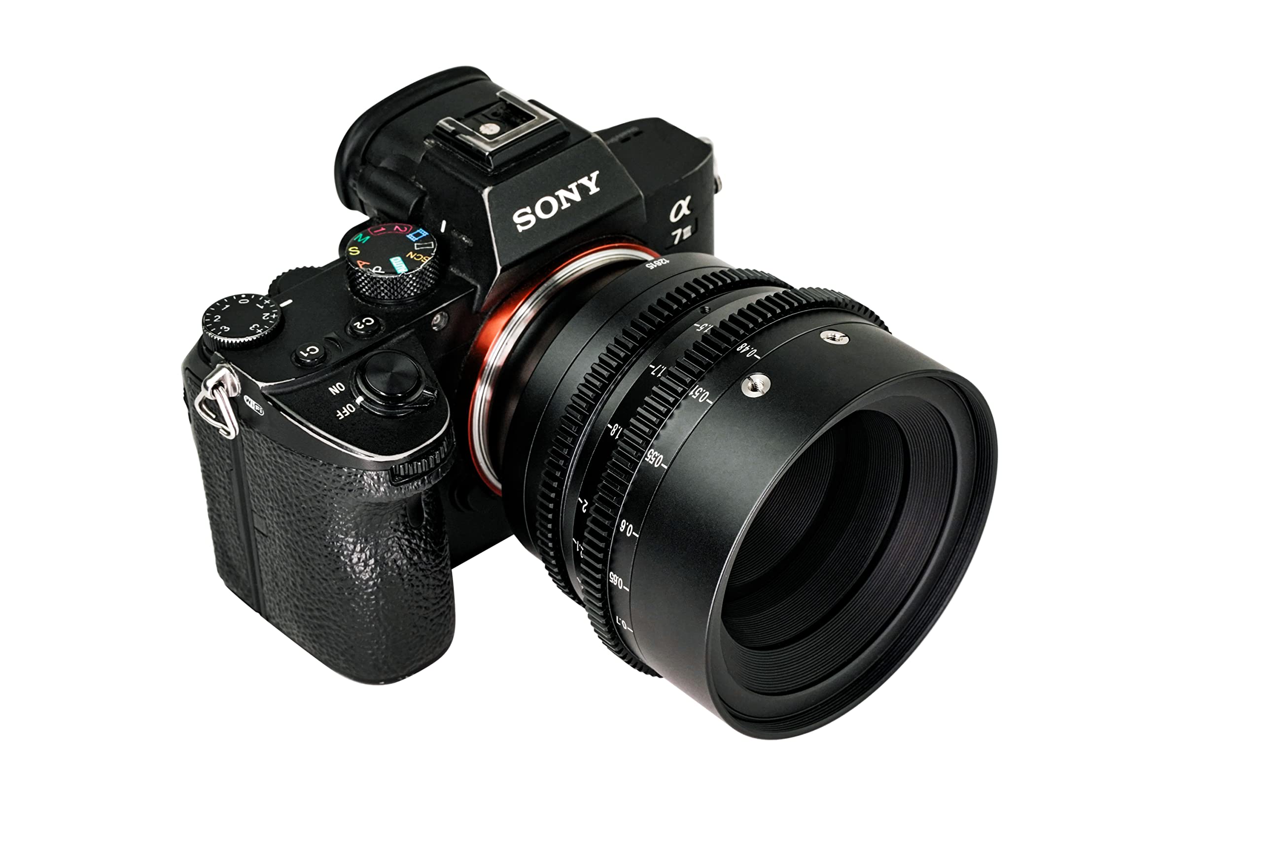 7artisans 50mm T2.0 Full Frame Cine Lens - Manual Focus, Low Distortion, Large Aperture for Sigma FP, Panasonic S1/S1H/S5, Leica SL/SL2 Mirrorless Cameras - Perfect for Filmmaking & Photography