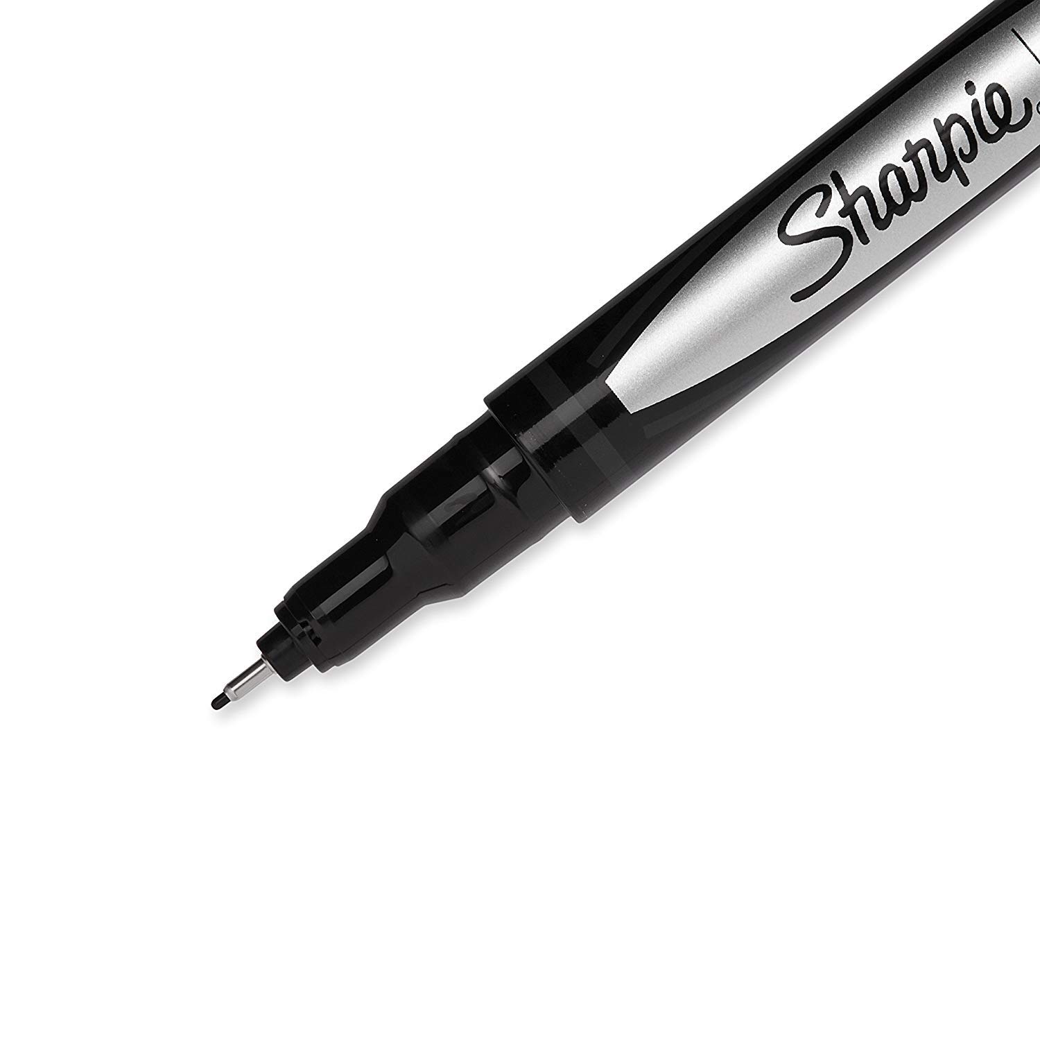 Sharpie Fine Point Permanent Markers, 2-Pack Black Ink Pens for Office, School & Art Projects - Ideal for Writing, Drawing & Labeling