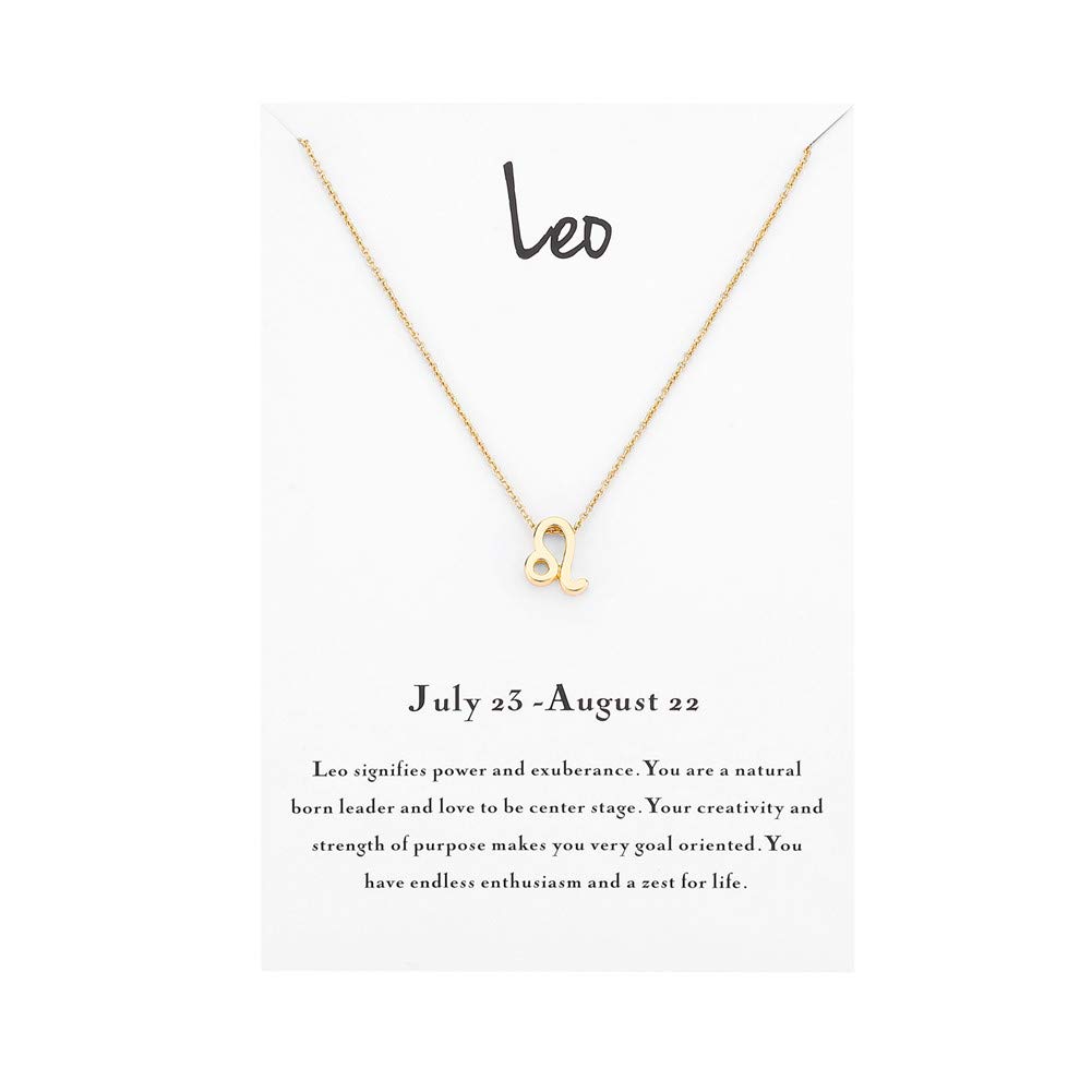 Zodiac Necklace for Women - Personalized Horoscope Constellation Pendant Jewelry, Perfect Astrology Birthday Gift for Her | Ideal for Daily Wear, Special Occasions & Gift Giving