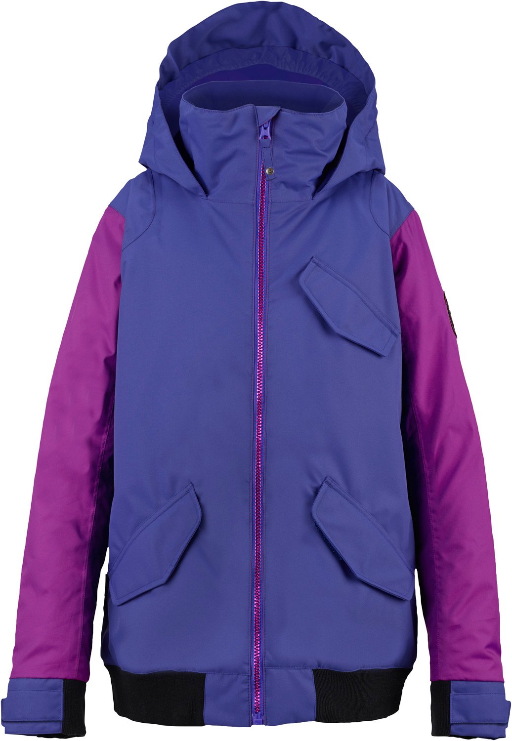 Burton Girls' Twist Bomber Jacket - Waterproof Winter Coat for Teens - Skiing, Snowboarding & Outdoor Activities