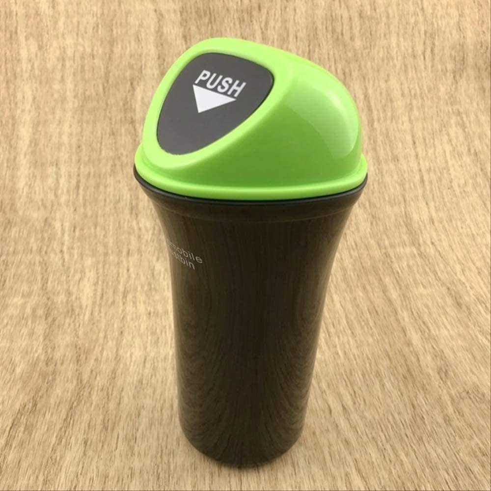 **Weighted Car Trash Can with Lid - Auto Garbage Bin for Car Door, Seat, or Sunshade - Light Blue & Green Options - Perfect for Road Trips, Commuting & Keeping Your Vehicle Clean**
