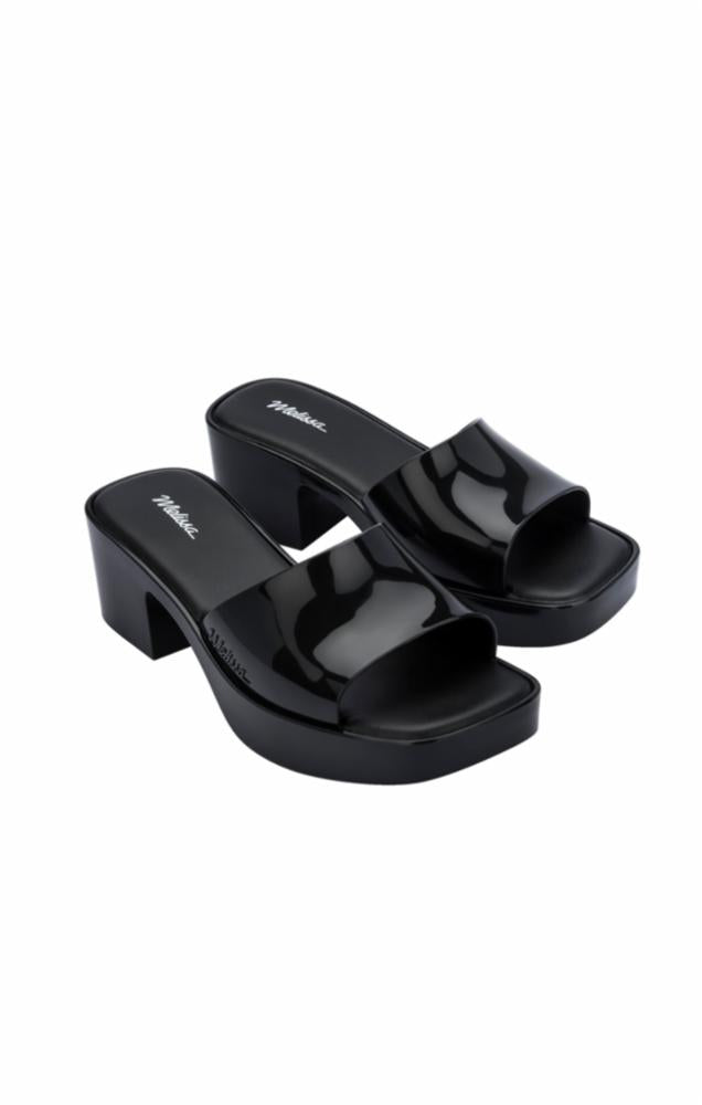 Melissa Women's 32955 Black M Leather Sandals - Comfortable & Stylish Summer Shoes for Beach, Vacation & Casual Outings