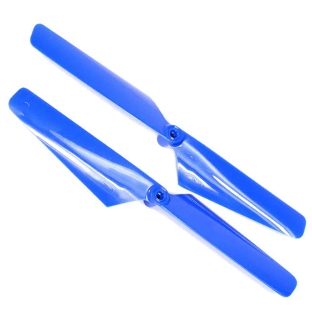 Traxxas BCS Rotor Blade Set (2-Piece) - Blue, 1.6 x 5mm - Replacement Parts for RC Helicopters & Drones - Perfect for Aerial Stunts & High-Speed Flying