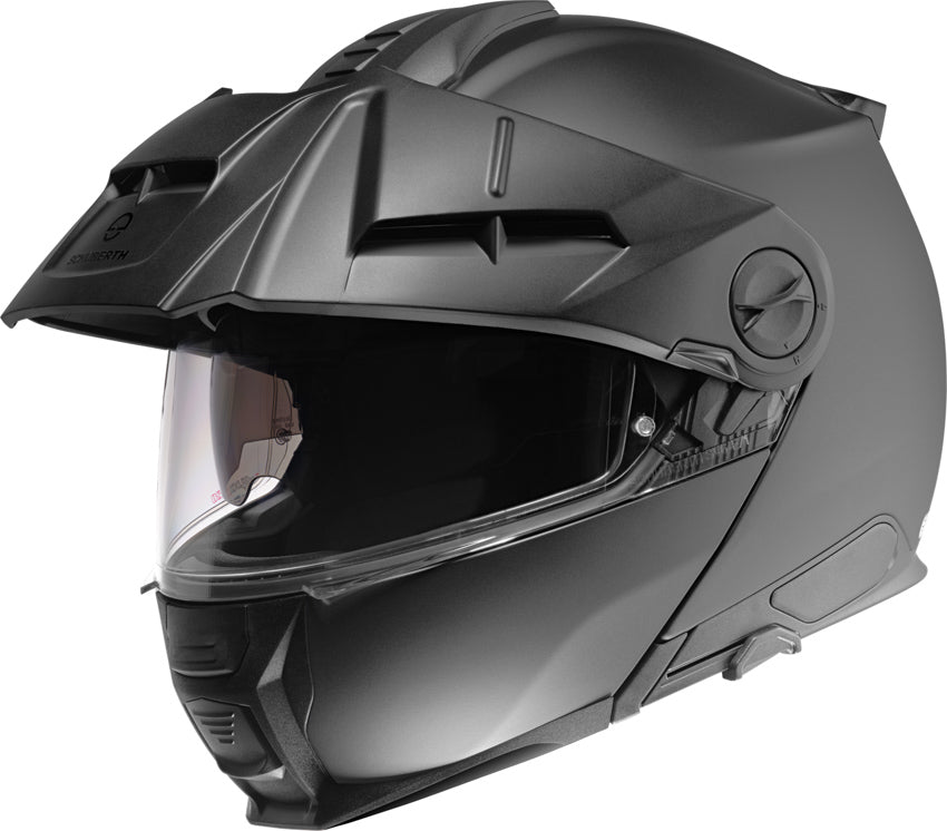 Schuberth E2 Matte Black Motorcycle Helmet - Lightweight & DOT Certified for Safe Riding - Perfect for Street Bikes, Cruisers & Touring