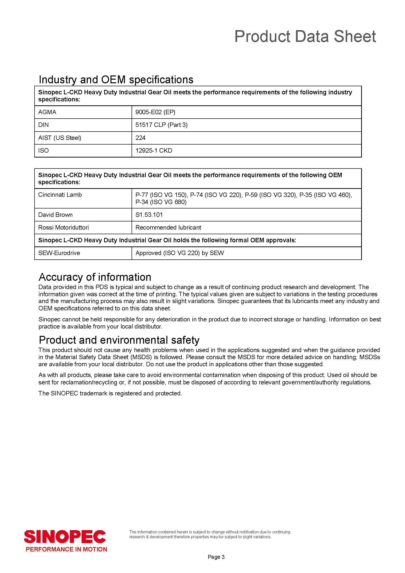 Sinopec Gear Oil ISO 150 - 55 Gallon Drum (400 lbs) - Premium Industrial Lubricant for Corrosion Protection | Heavy-Duty Equipment, Machinery & Automotive Gear Maintenance