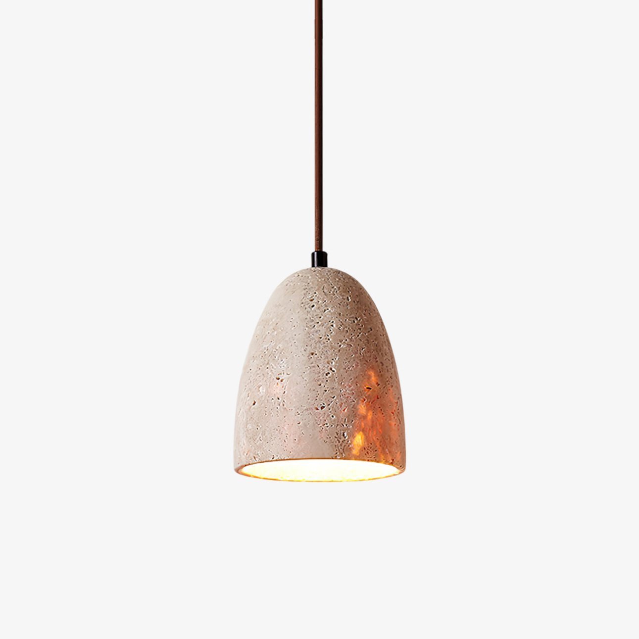 Grace Bell Pendant Lamp - Elegant Vintage Glass Hanging Light Fixture for Dining Room, Kitchen Island, Bedroom & Living Room Decor