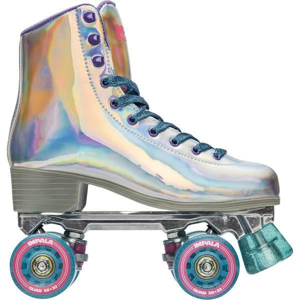 Impala Rollerskates Holographic - Women's & Men's Quad Skates for Indoor & Outdoor Use - Perfect for Rink, Park, Street Skating & Roller Disco Parties