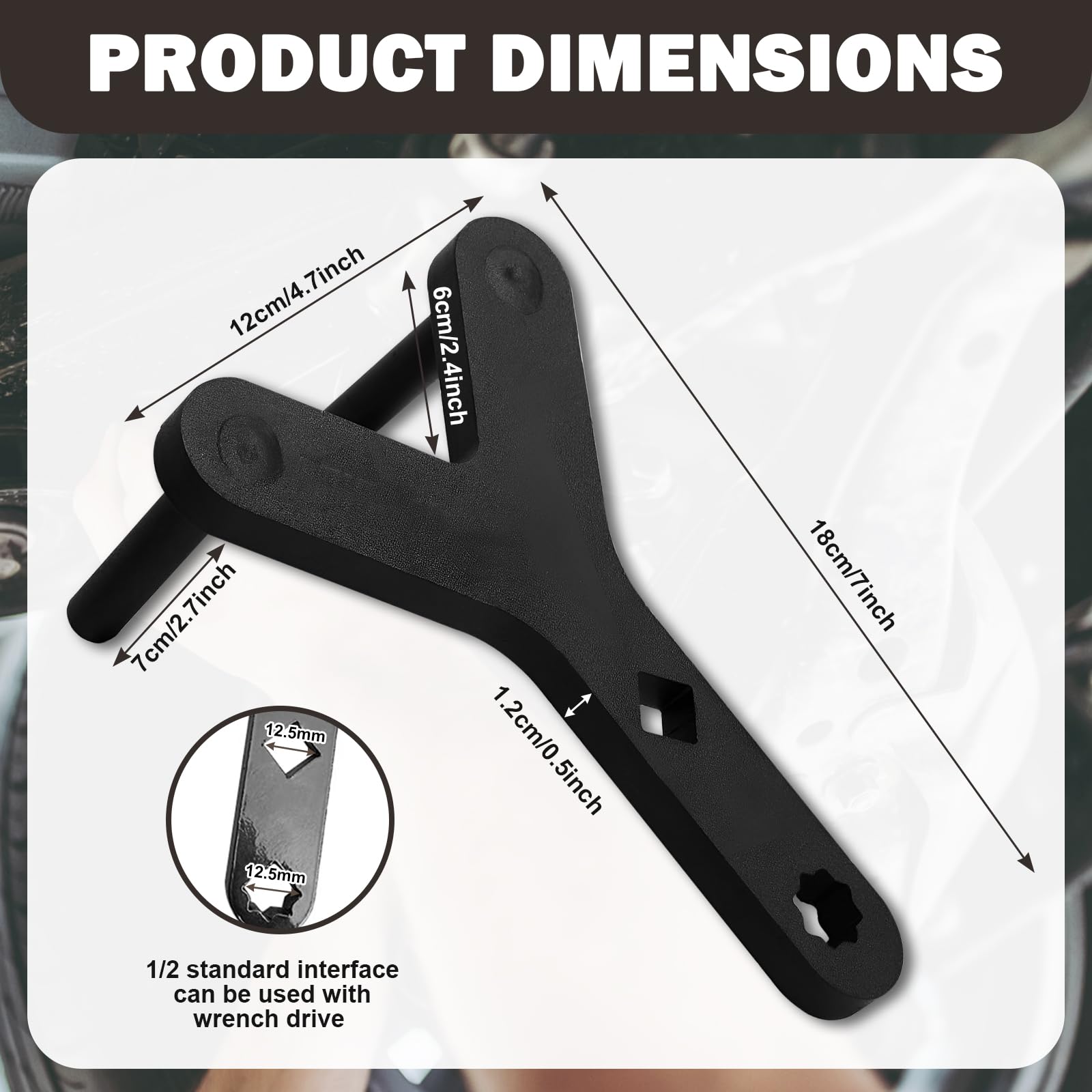 Professional Automotive Lower Control Arm & Ball Joint Removal Tool Kit - Heavy Duty Prying Tool for Suspension Repairs - Perfect for Mechanics & DIY Car Maintenance