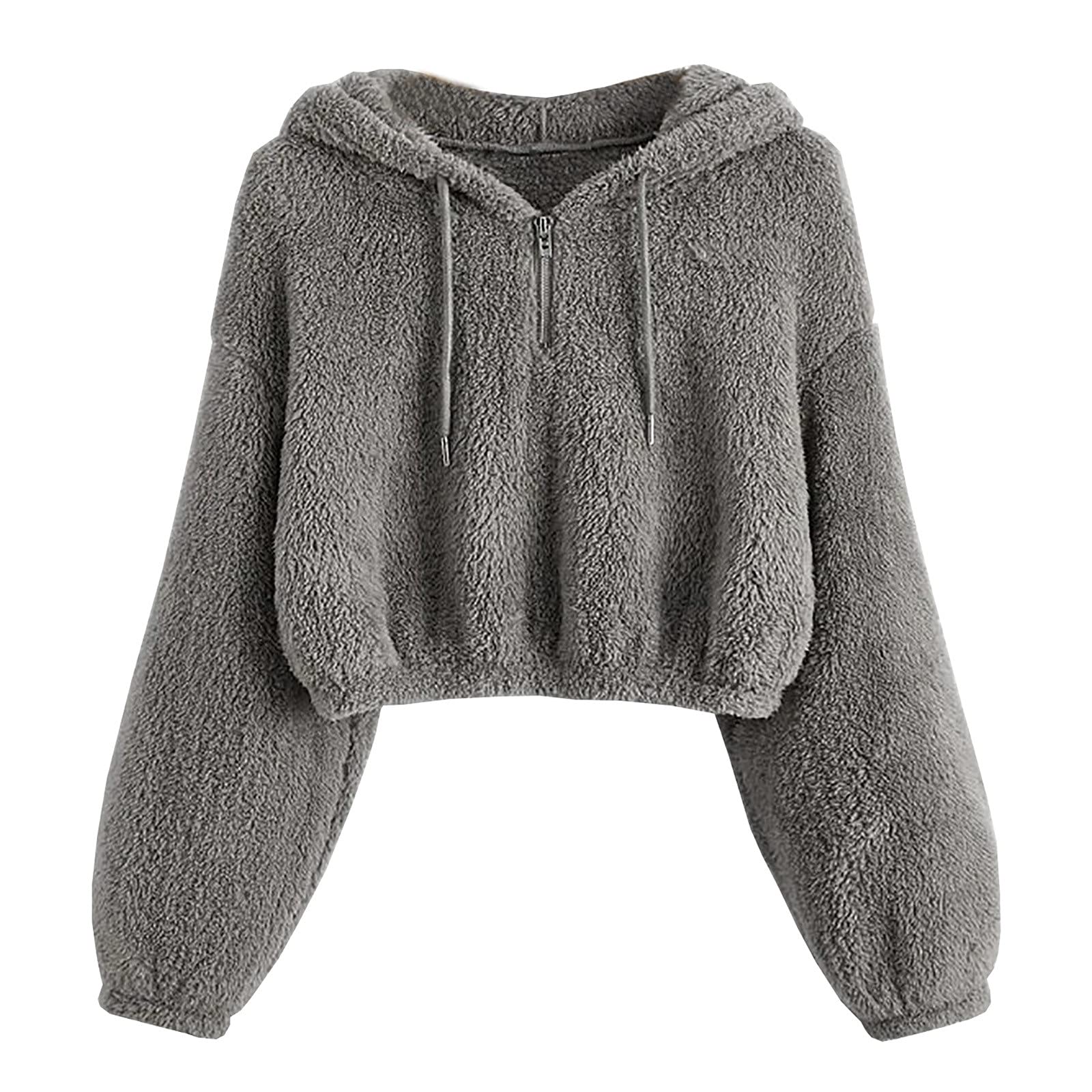 Bear Ears Coat for Teen Girls - Winter Plush Fleece Hoodie with Long Sleeves, Warm Fluffy Pullover Top for Cold Weather - Perfect for School, Outdoor Activities & Casual Wear