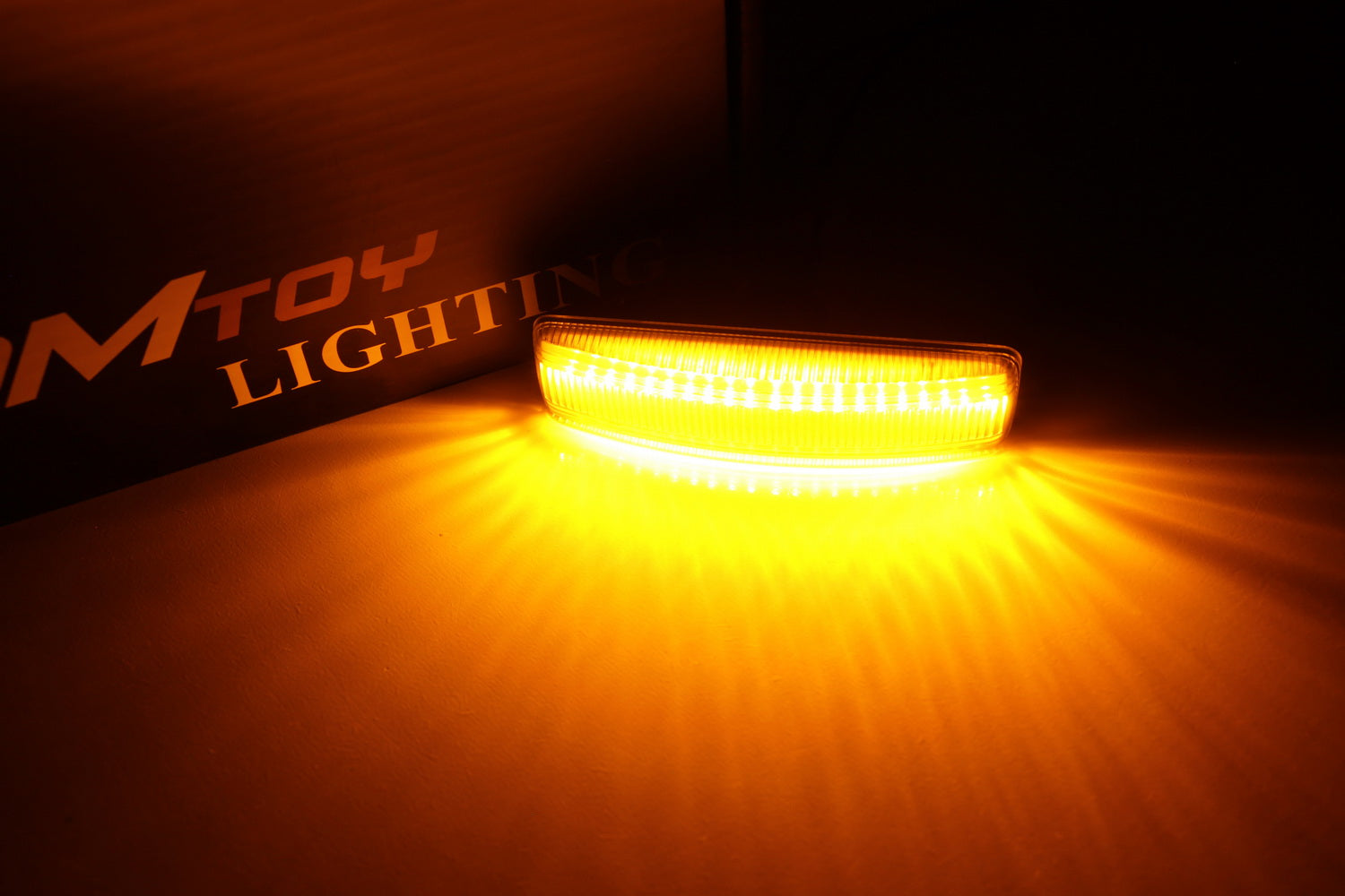 Amber LED Side Marker Lights for Range Rover Sport & Discovery LR3 LR4 - Clear Lens, Durable & Bright - Perfect for Off-Roading, Night Driving & Customization