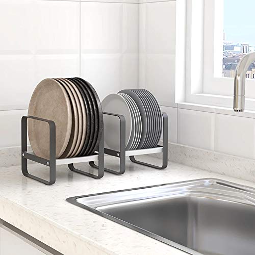 Multifunctional Kitchen Cabinet Organizer - Storage Shelves for Plates, Dishes, Chopping Boards, Bowls & Cups - Space Saving Closet Rack (Large) - Perfect for Small Kitchens & Pantry Organization