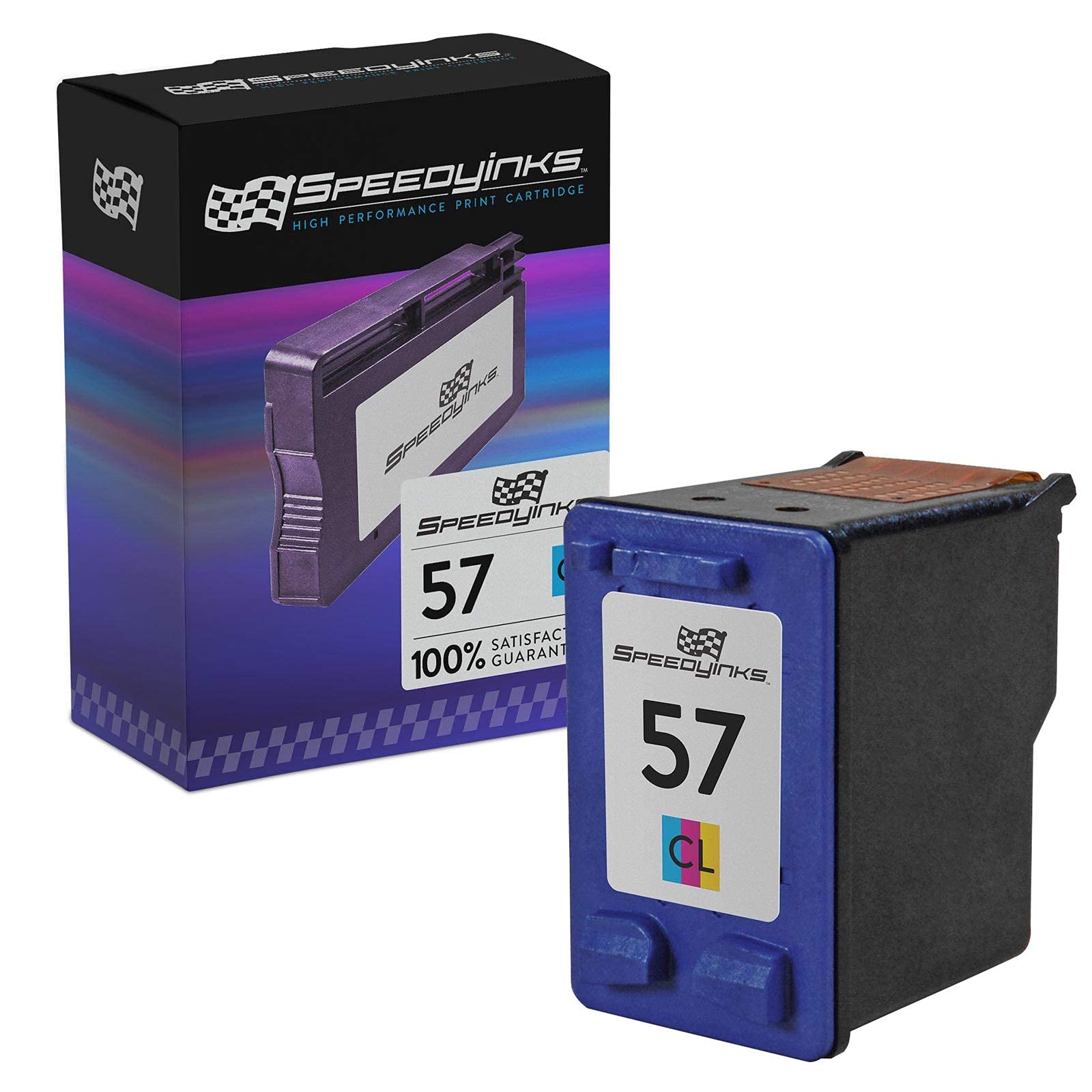 High-Quality HP 57 Compatible Ink Cartridge Replacement - Fast-Drying Remanufactured Ink for HP Printers | Perfect for Home Office Printing, School Projects & Small Business Documents