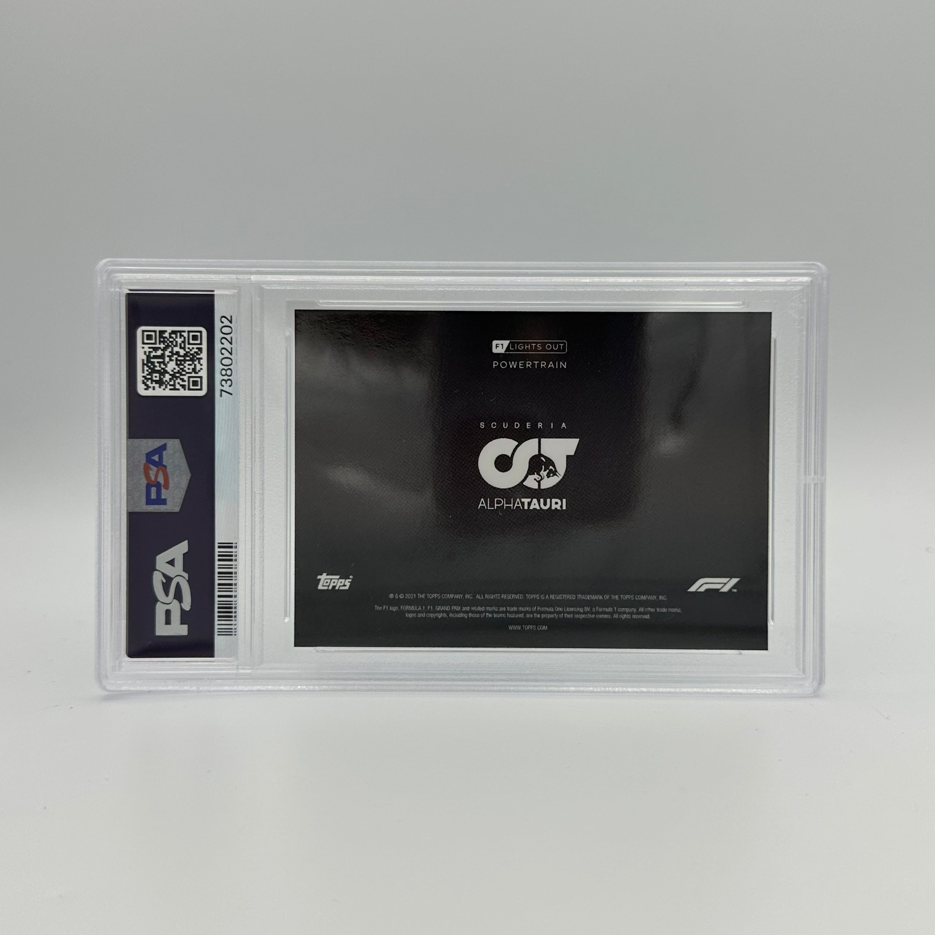 PSA 10 85/99 Scuderia AlphaTauri Powertrain Blue F1 Racing Card - Perfect for Collectors, Sports Memorabilia & Formula 1 Fans