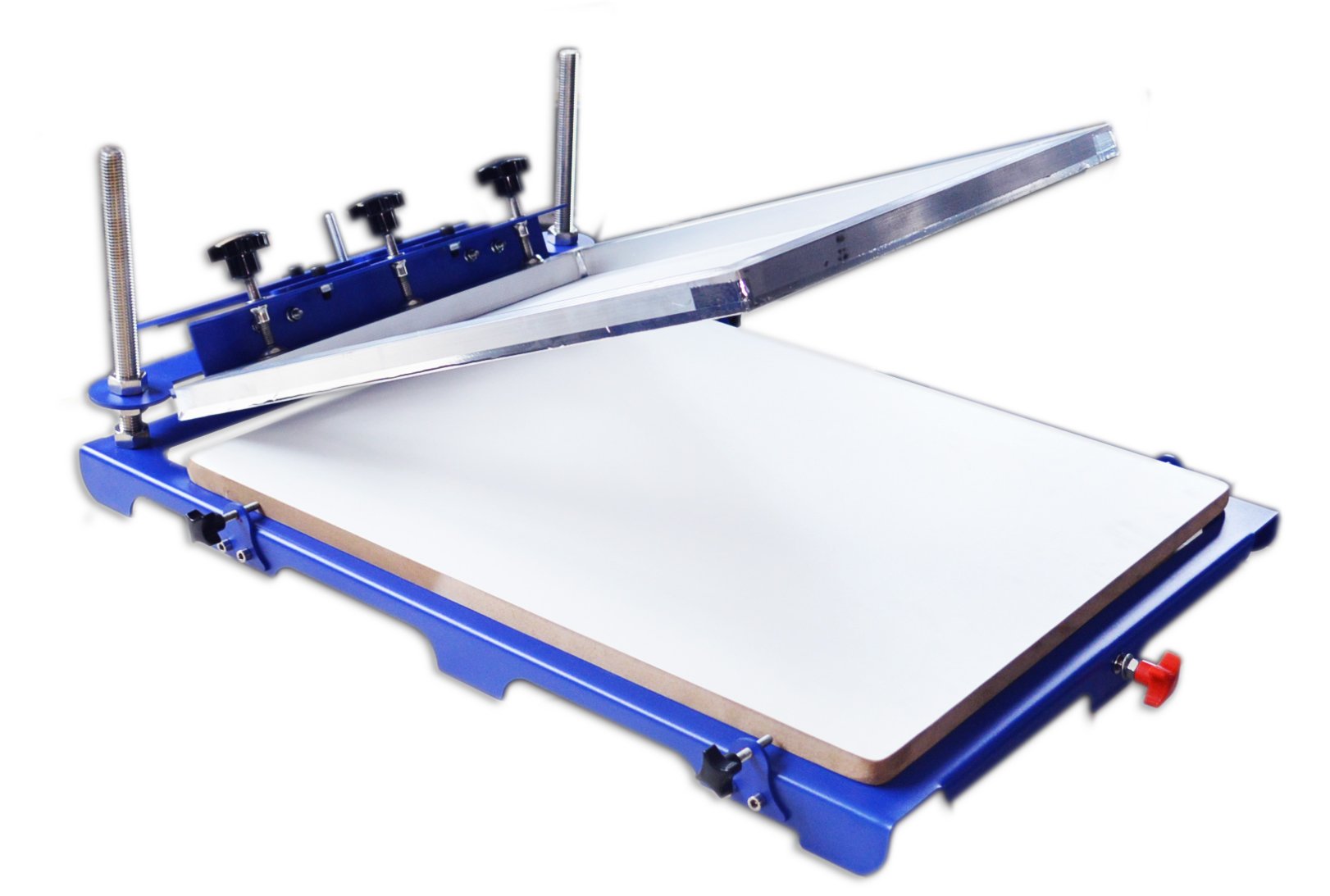 TECHTONGDA 20x24 Inch Single Color Screen Printing Machine - DIY Adjustable Screen Printer for T-Shirts, Posters & Crafts (No Frame Included)