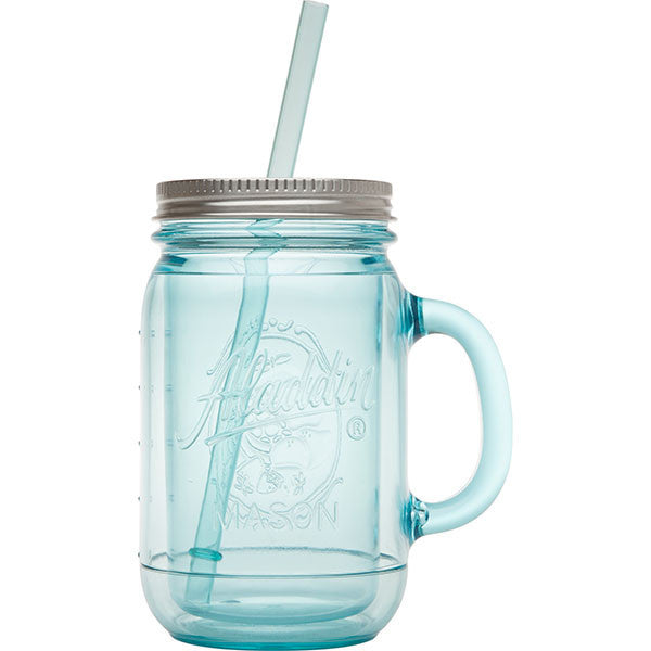 Aladdin Original 20oz (591mL) Stainless Steel Insulated Mason Tumbler with Lid - Perfect for Hot/Cold Drinks, Camping, Office & Outdoor Activities