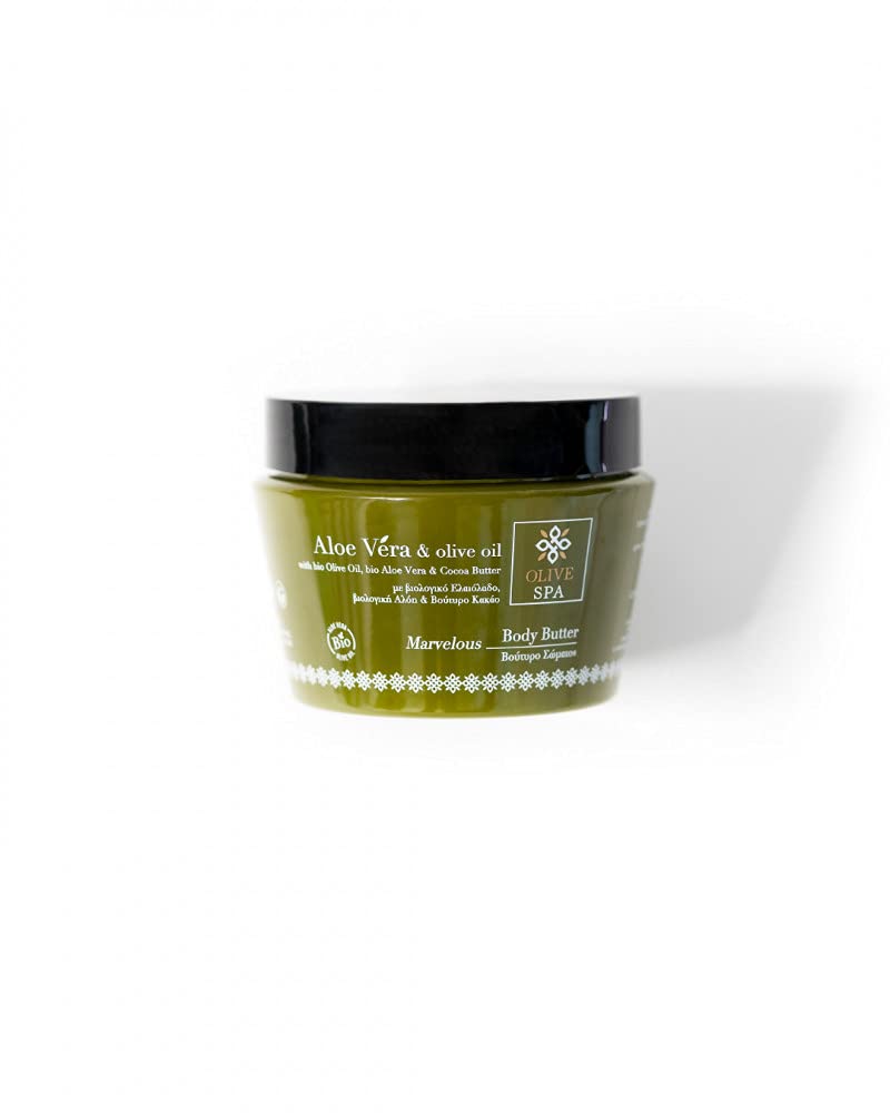 Olive Spa Body Butter - Ultra Moisturizing & Nourishing Cream for Dry Skin - 250ml - Perfect for Daily Hydration & Relaxing Spa Nights