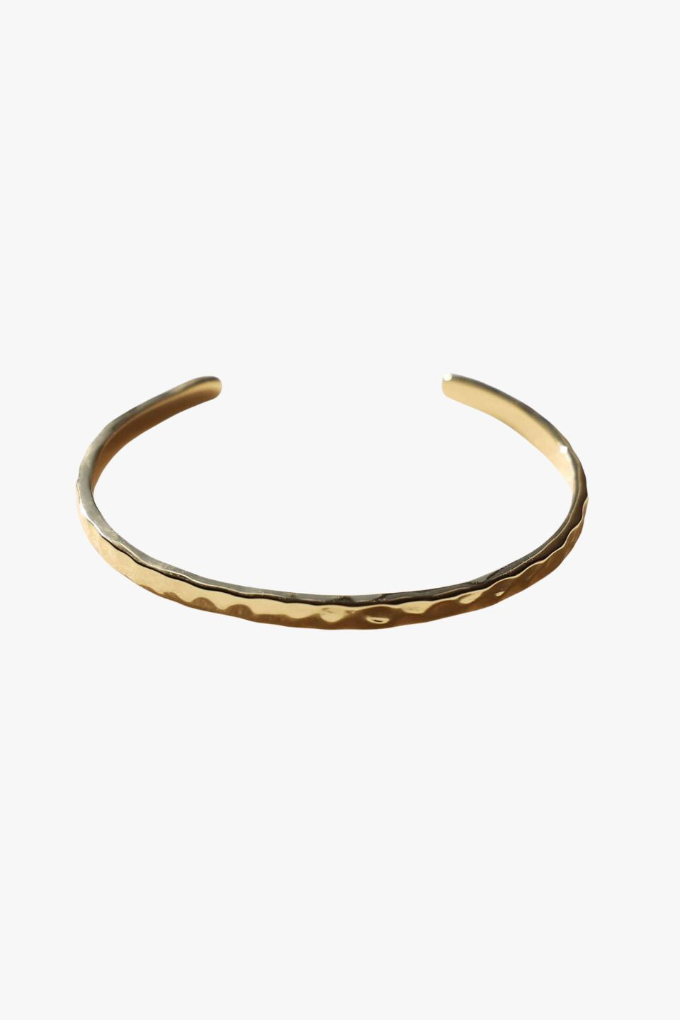 18k Gold Plated Hammered Cuff Bangle Bracelet for Women - Elegant Stackable Jewelry for Everyday Wear & Special Occasions