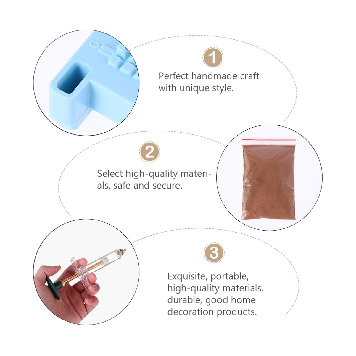EXCEART Lip Gloss & Incense Making Kit Set for DIY Beauty & Aromatherapy