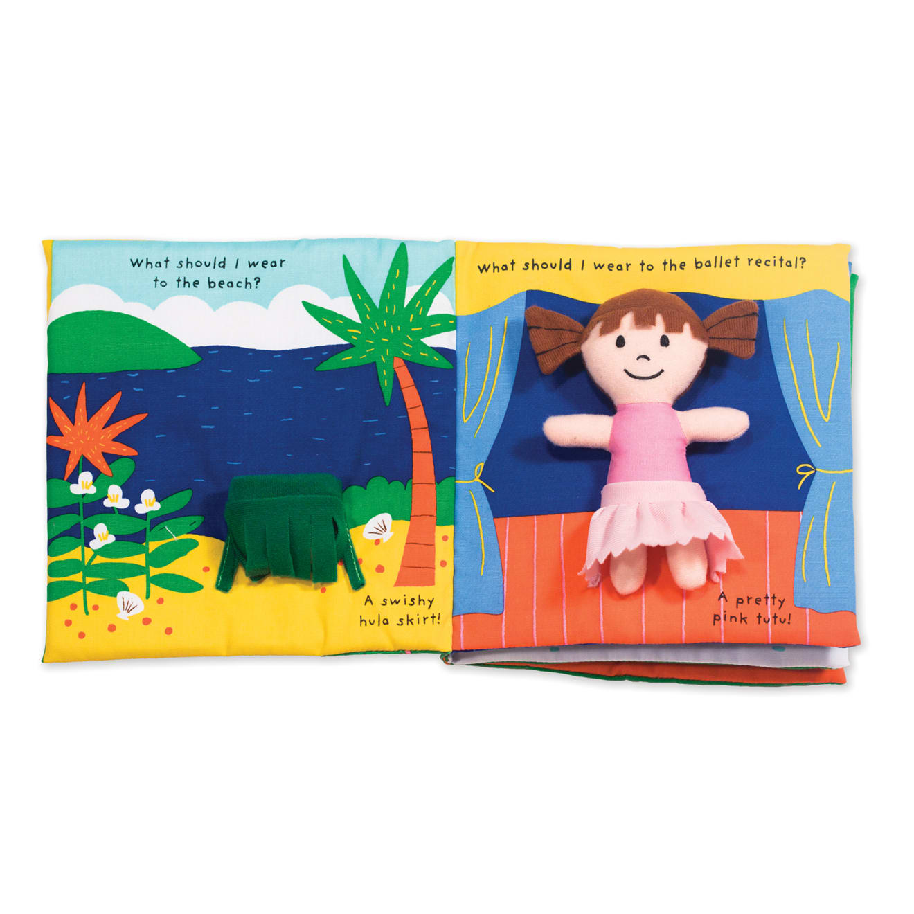 K's Kids Soft Activity Book - What Should I Wear? Interactive Learning Toy for Toddlers | Educational Dress-Up Game for Babies | Perfect for Travel, Daycare & Early Childhood Development