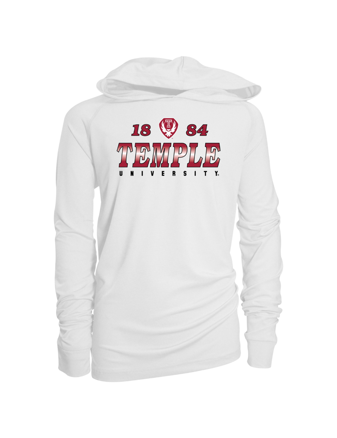 Temple Owls Youth Boys' Hooded Pullover Sweatshirt - Comfortable Fleece Hoodie for Kids - Perfect for School, Sports, and Outdoor Activities