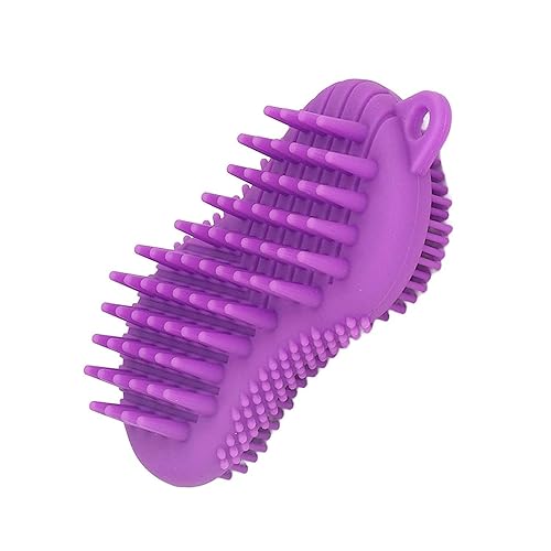 GNOLY Soft Silicone Body Scrubber - Exfoliating Shower Brush for Smooth Skin & Scalp Massage - Gentle Skin Cleansing & Relaxing Head Massager - Easy to Clean (Great for Daily Shower, Spa & Self-Care Routine)