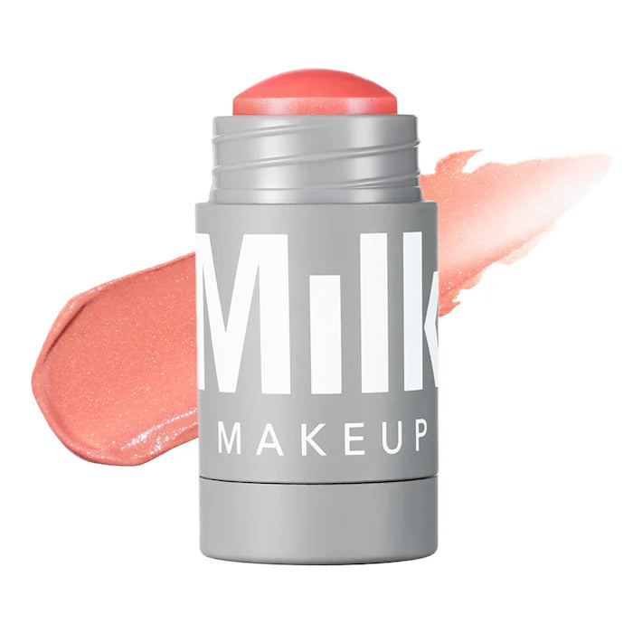 MILK MAKEUP Creamy Lip + Cheek Stick - Multi-Use Blush & Lip Tint for Natural Flush - Perfect for On-The-Go Touch Ups & Everyday Glow