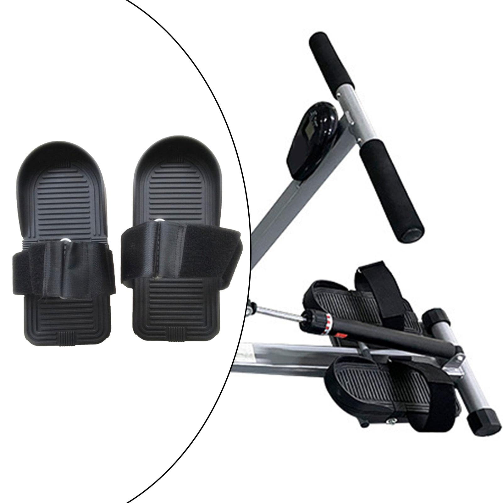 Universal Rowing Machine with PP Pedals - Easy Installation Home Gym Equipment for Full Body Workout & Cardio Training