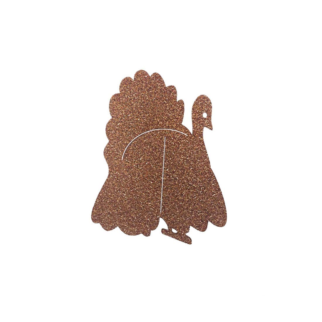 2 Pack Thanksgiving Turkey Cake Toppers - Fall Harvest Cake Decorations for Thanksgiving Desserts, Pumpkin Pies & Autumn Party Celebrations