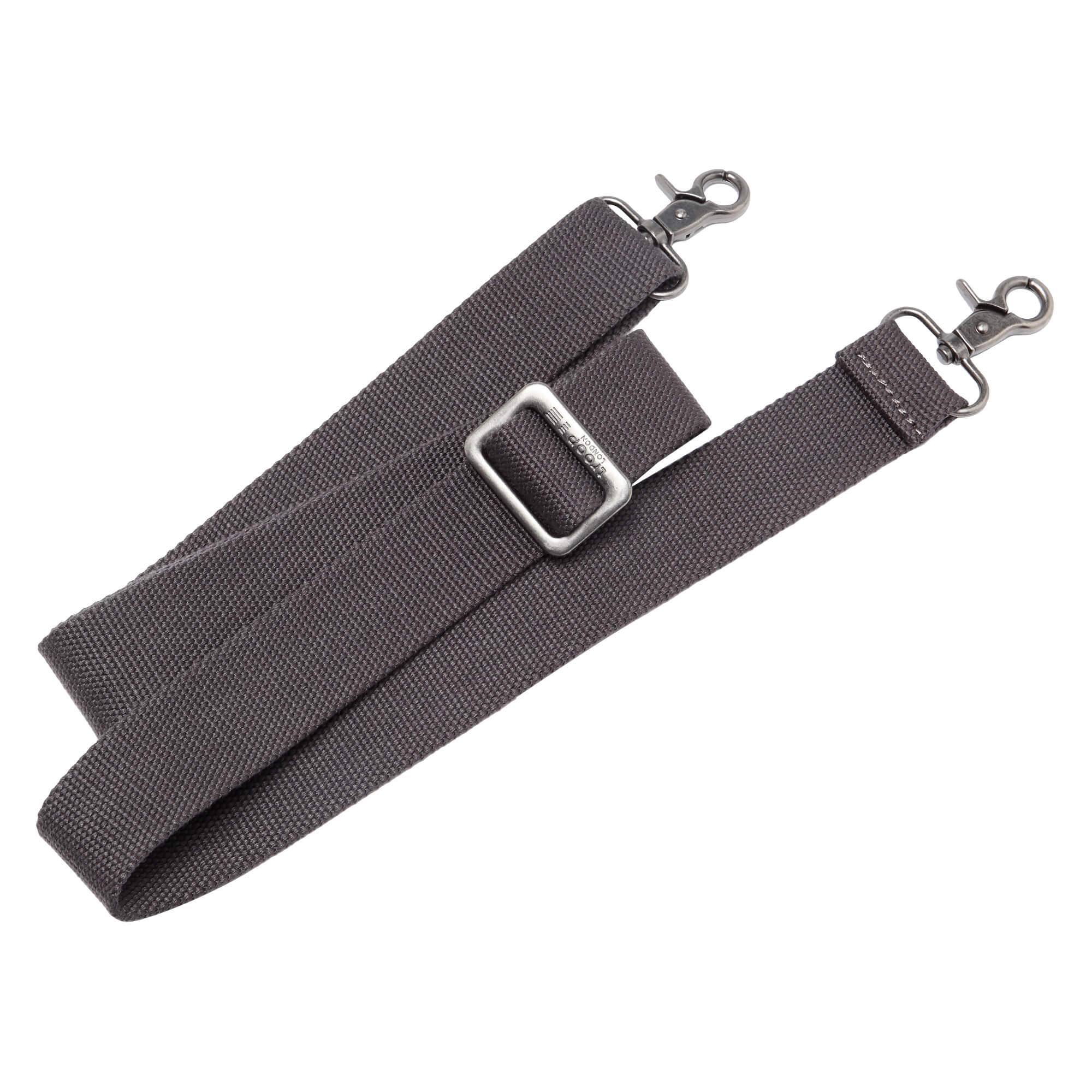 Troop London Detachable Adjustable Canvas Shoulder Strap - Durable & Comfortable for Bags, Luggage & Travel Accessories | Perfect for Backpacks, Totes & Messenger Bags