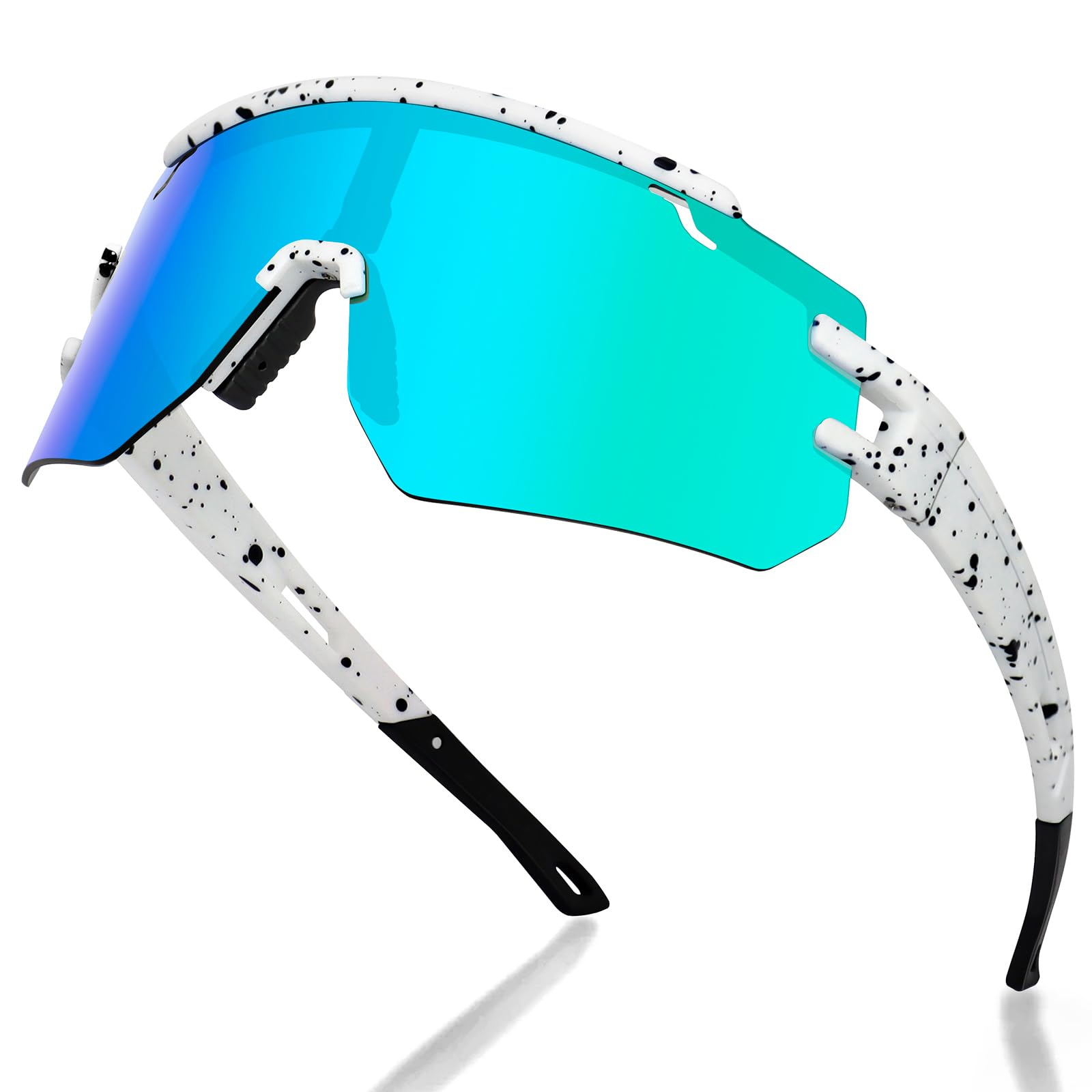 FMYPolarized Sports Sunglasses for Men & Women - UV400 Protection Baseball Glasses for Cycling, Running, Softball | Perfect for Outdoor Activities & Athletic Performance