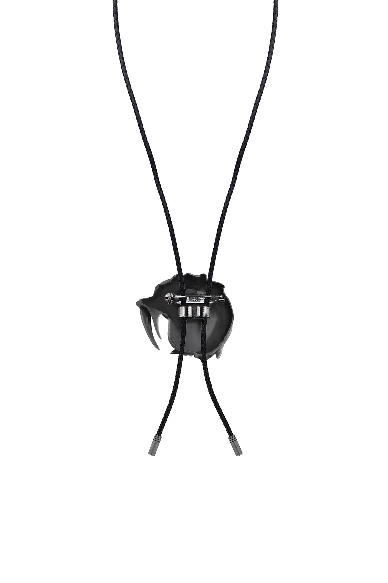 Vintage Brass & Leather Vortex Necklace in Silver Finish – Perfect for Boho, Gothic, and Everyday Fashion Jewelry