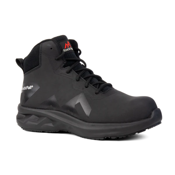 Rock Fall RF300 Tor ESD Mid Cut Safety Boot - Anti-Slip Work Shoes for Construction & Industrial Use - Electrical Hazard Protection for Warehouse & Manufacturing