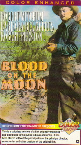 Blood on the Moon Colorized VHS - Classic Western Movie on Vintage Tape - Perfect for Collectors & Movie Night