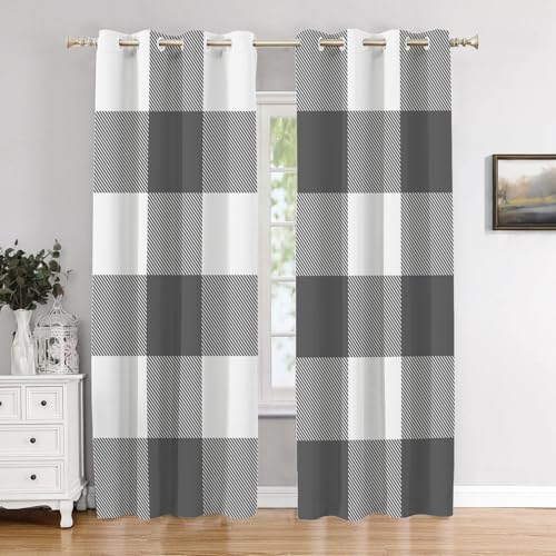 Christmas Buffalo Plaid 4 Grey