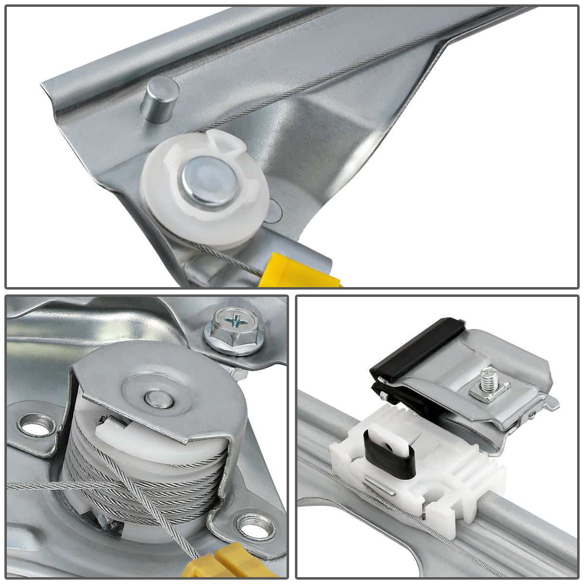 2007-2013 Chevy Silverado & GMC Sierra 1500/2500/3500 Manual Window Regulator - Front Left Driver Side Replacement Part for Smooth Window Operation