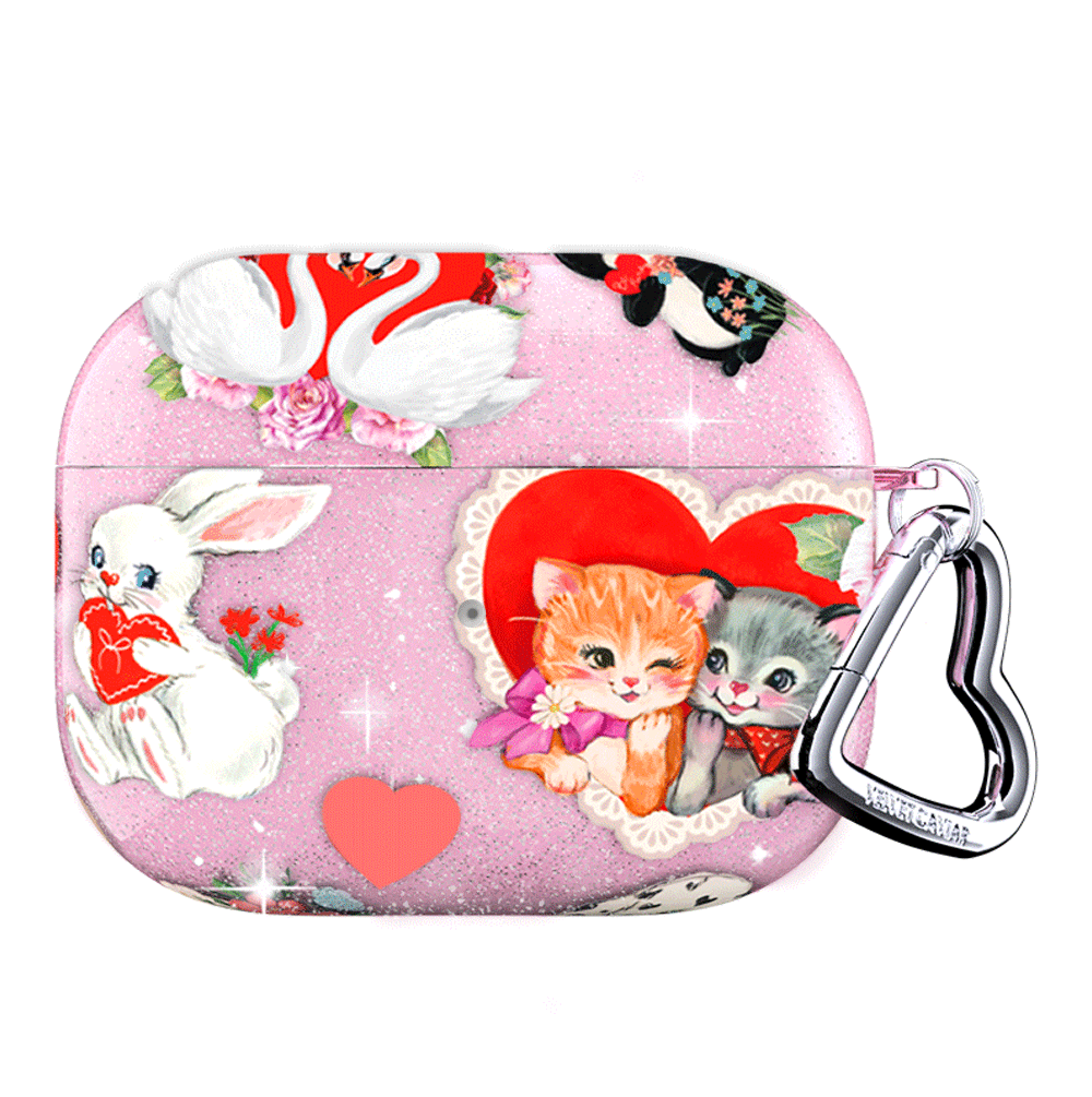 Sparkling Love Letter Glitter AirPod Case - Cute & Stylish Protective Cover for AirPods 1/2/3 & Pro - Perfect Gift for Valentine's Day, Anniversary & Romantic Occasions