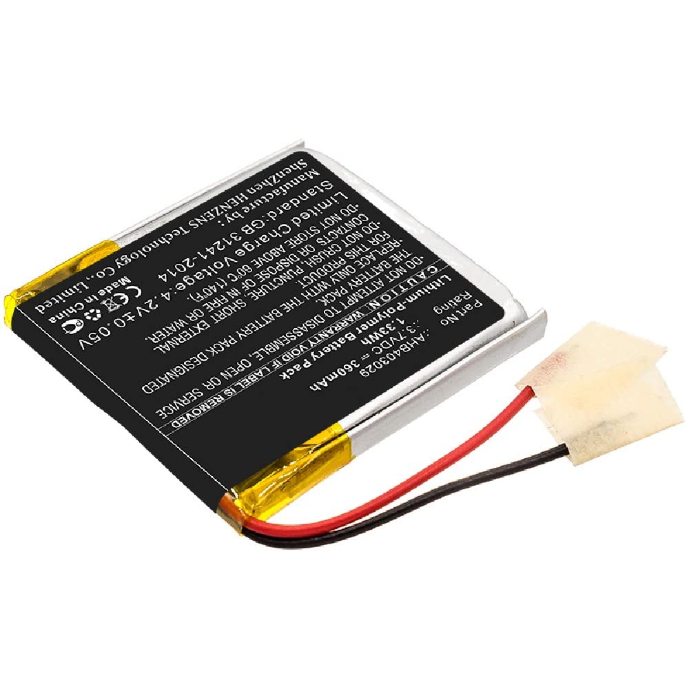 Synergy Digital Wireless Headset Replacement Battery - 3.7V Li-Polymer 360mAh Compatible with AHB403029 Model | Perfect for Office Calls, Remote Work & Customer Service Headsets