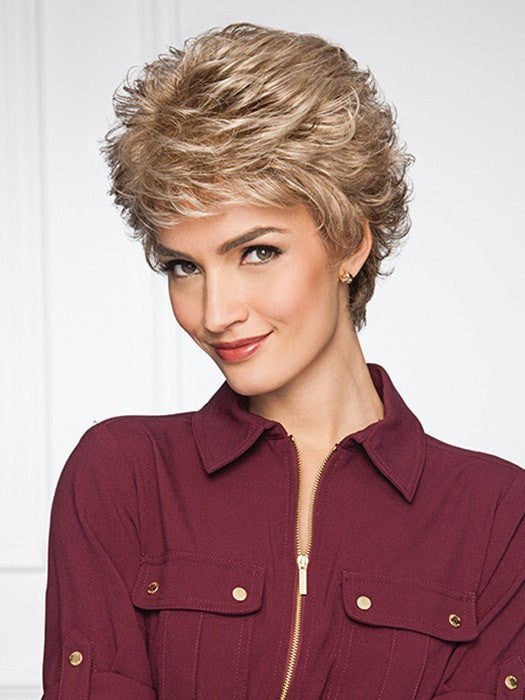 Gaiety Synthetic Wig with Basic Cap - Soft & Natural Looking Hairpiece for Women - Perfect for Cosplay, Costume Parties & Everyday Wear