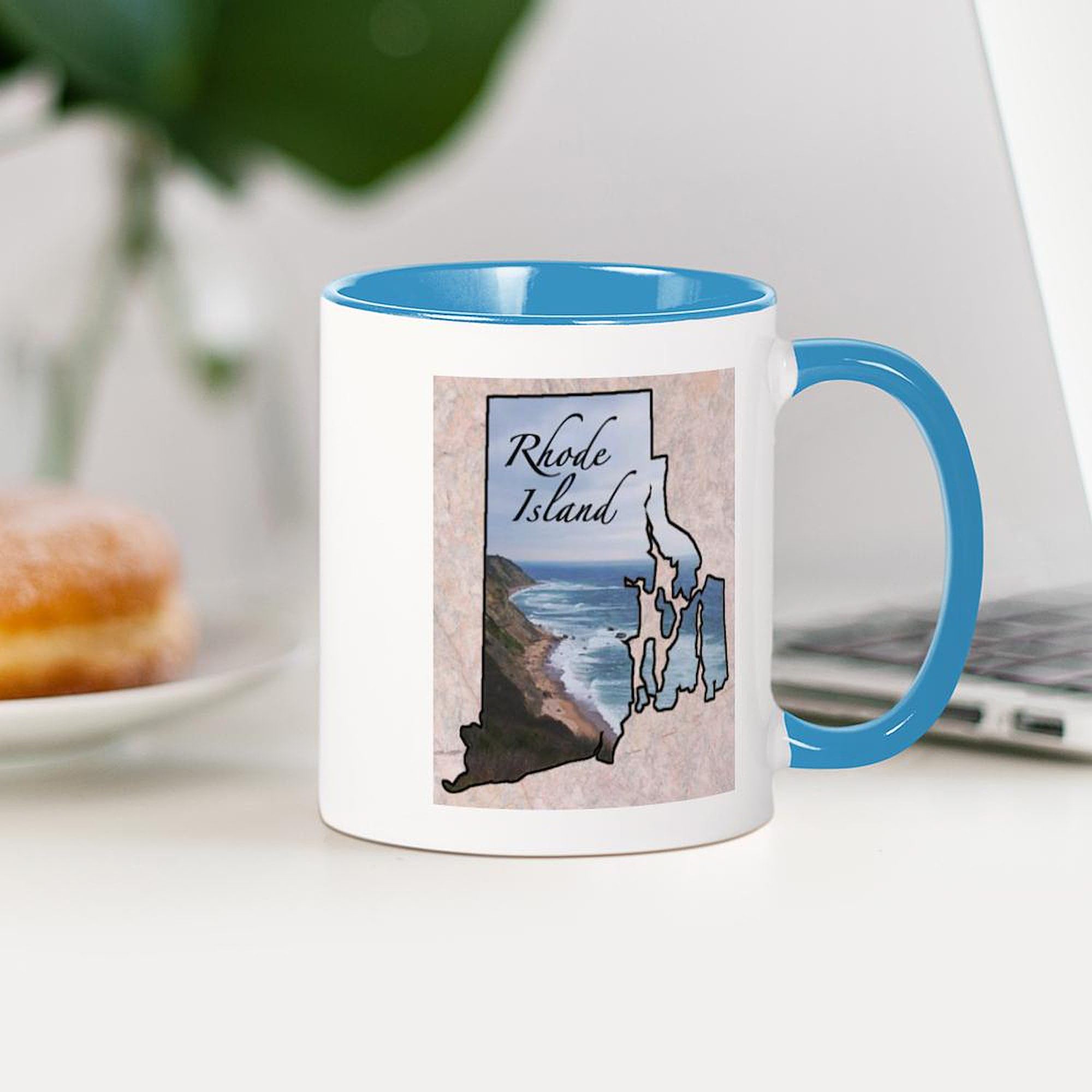 Rhode Island Ceramic Coffee Mug 11 oz (325 ml) - Perfect for Home, Office & Gifts - CafePress