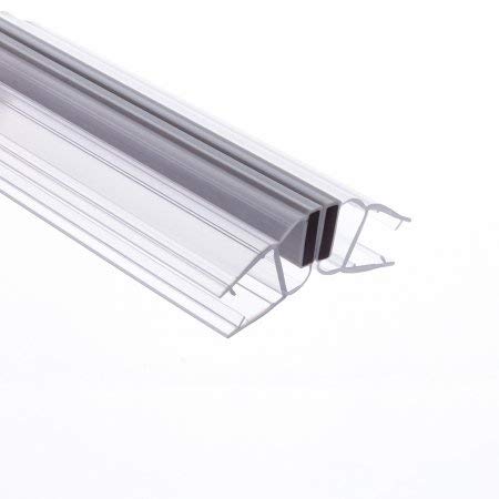 KRISTHAL Universal Magnetic Seal for 135° & 180° Shower Doors - Weatherstrip with Magnetic Strip for 6mm & 8mm Glass - 200cm Length (Model 008CW for 8mm Glass) - Perfect for Bathroom & Shower Enclosure Leak Prevention