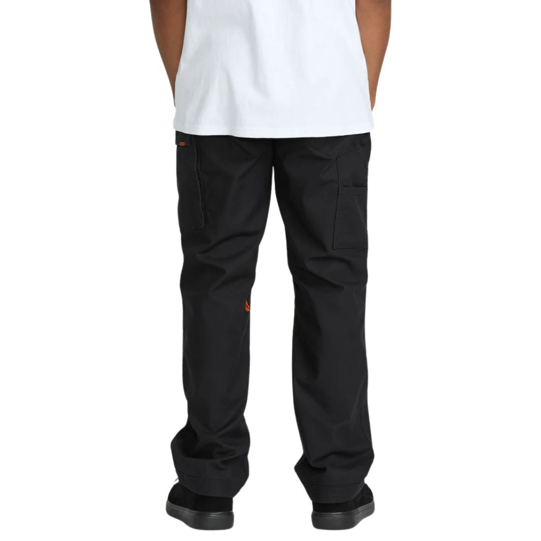 Volcom Men's Caliper II Relaxed Fit Work Pants - Durable Comfort for Construction & Outdoor Jobs - A1102502 Black - Perfect for Carpenters, Electricians & Landscapers