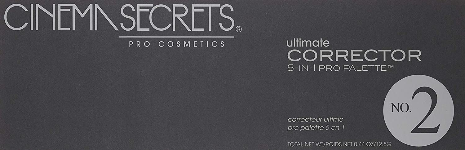CINEMA SECRETS Pro Cosmetics Ultimate Corrector 5-in-1 Pro Palette - Color Correcting Concealer for Dark Circles, Blemishes & Redness | Perfect for Professional Makeup Artists & Everyday Use