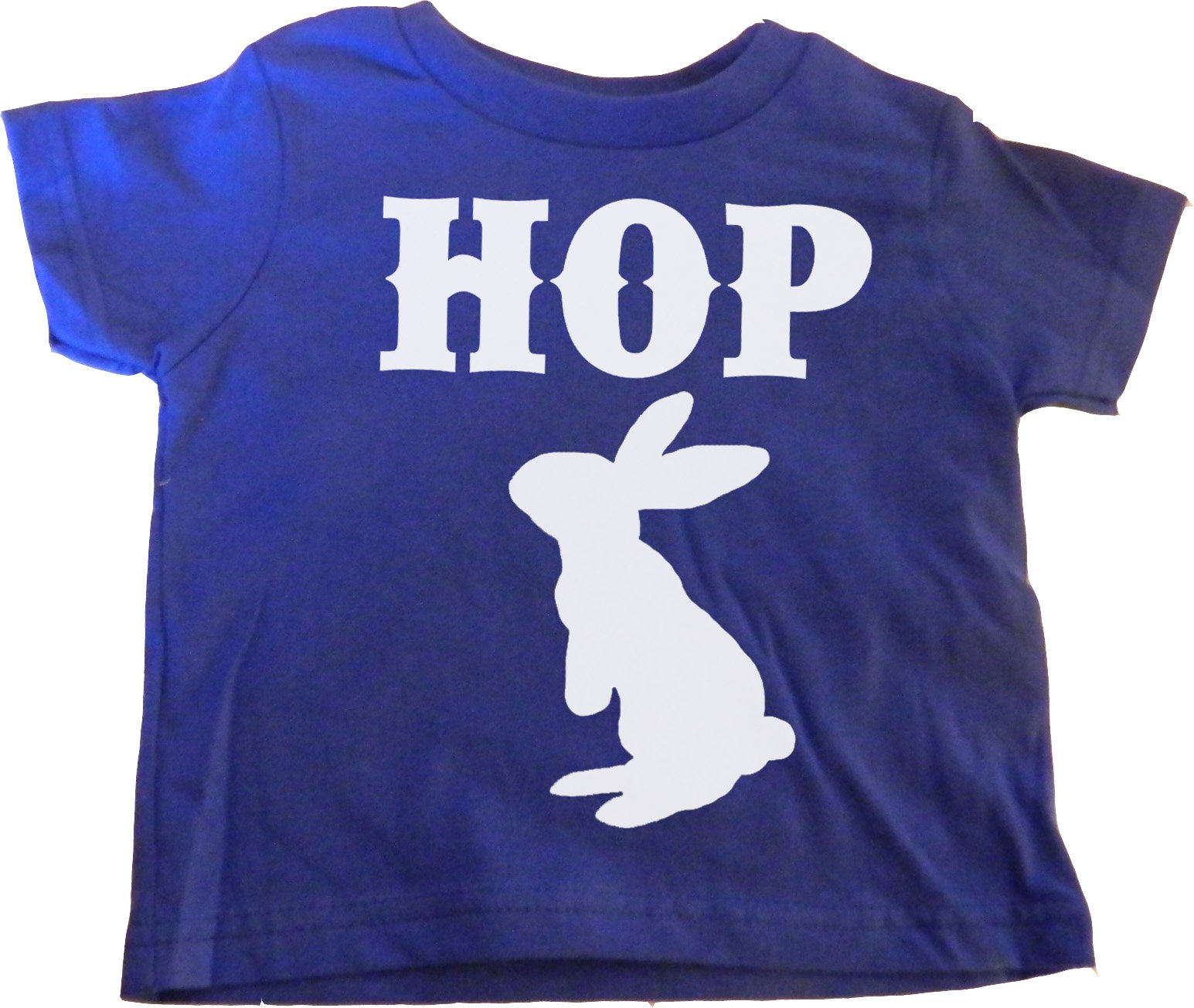 Custom Kingdom Little Boys Easter Bunny Egg Print T-Shirt - Blue Cute Holiday Tee for Spring Festivities, Egg Hunts & Family Photos
